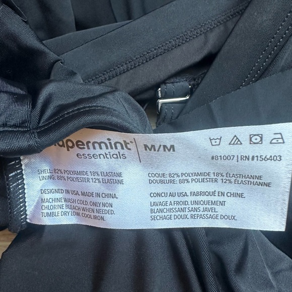 Shapermint Black and Blue Bikini Set - NWT - Medium - Picture 2 of 4